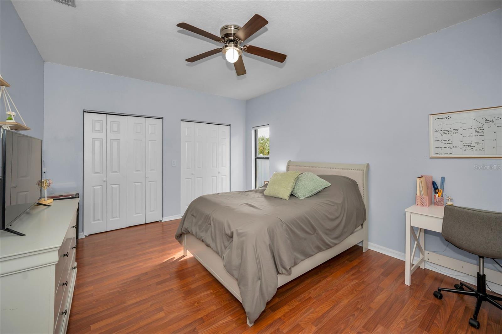 Spacious bedroom 2 with double closet