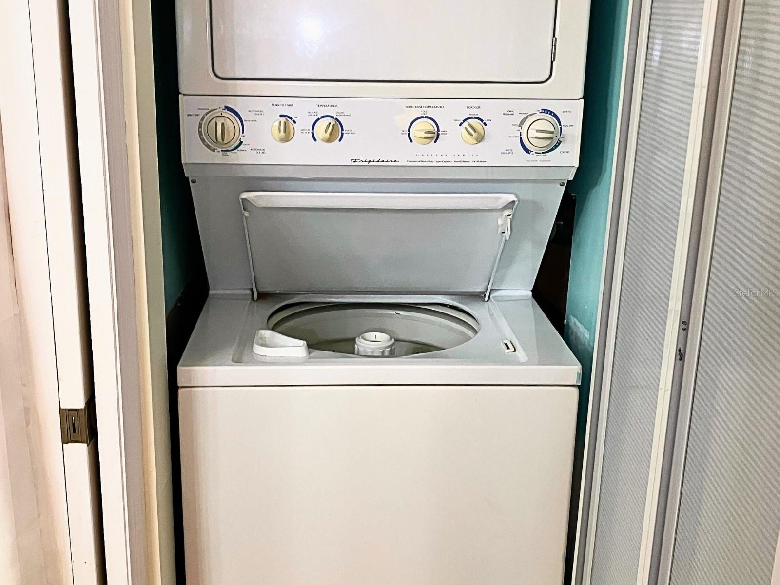 Washer and dryer in unit