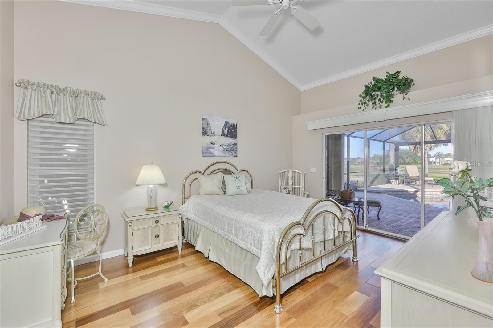 Primary Bedroom En Suite, Double Walk-In Closets Sliders To Amazing Outdoor Space