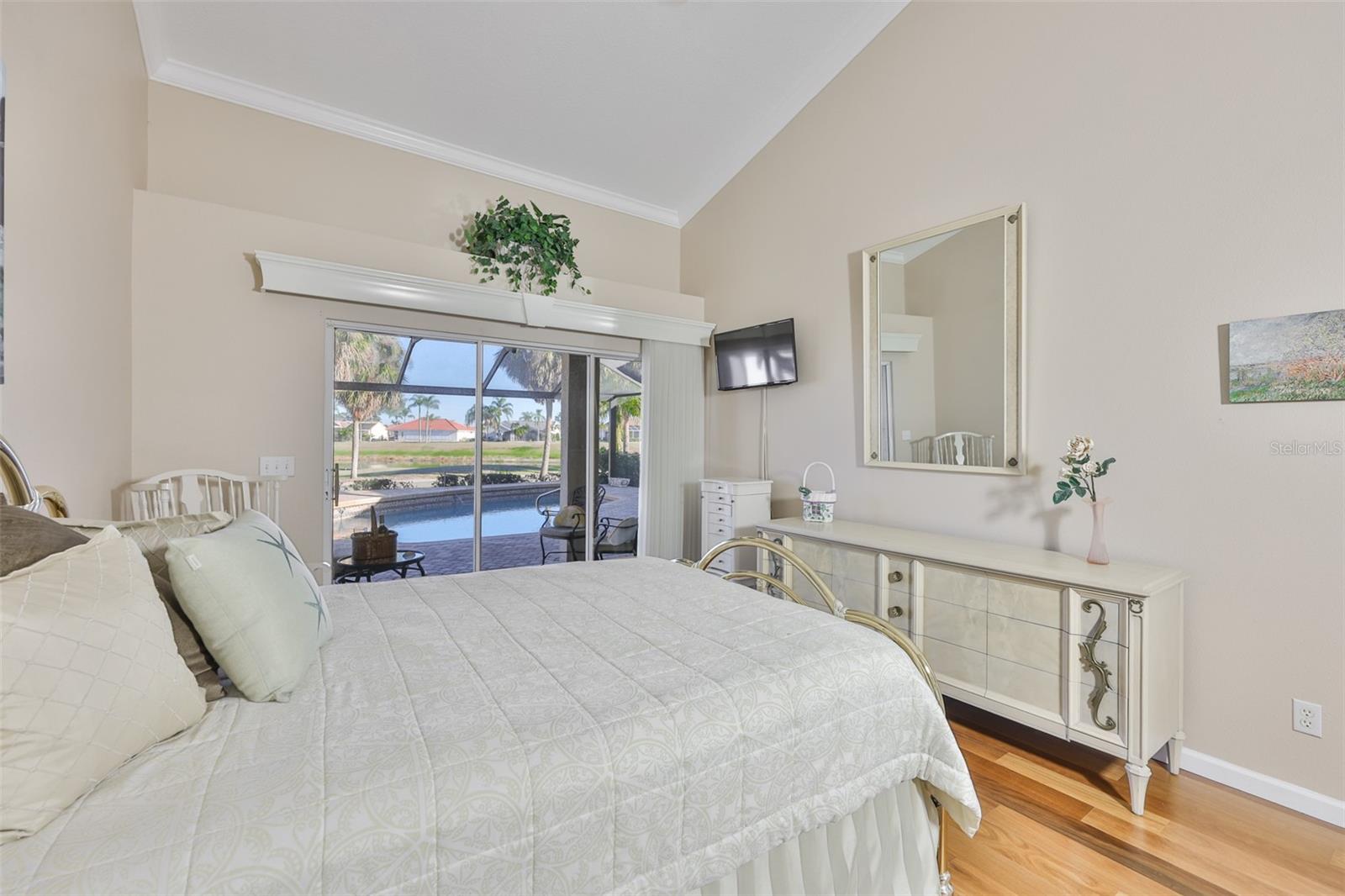 Primary Bedroom En Suite, Sliders To Amazing Outdoor Space