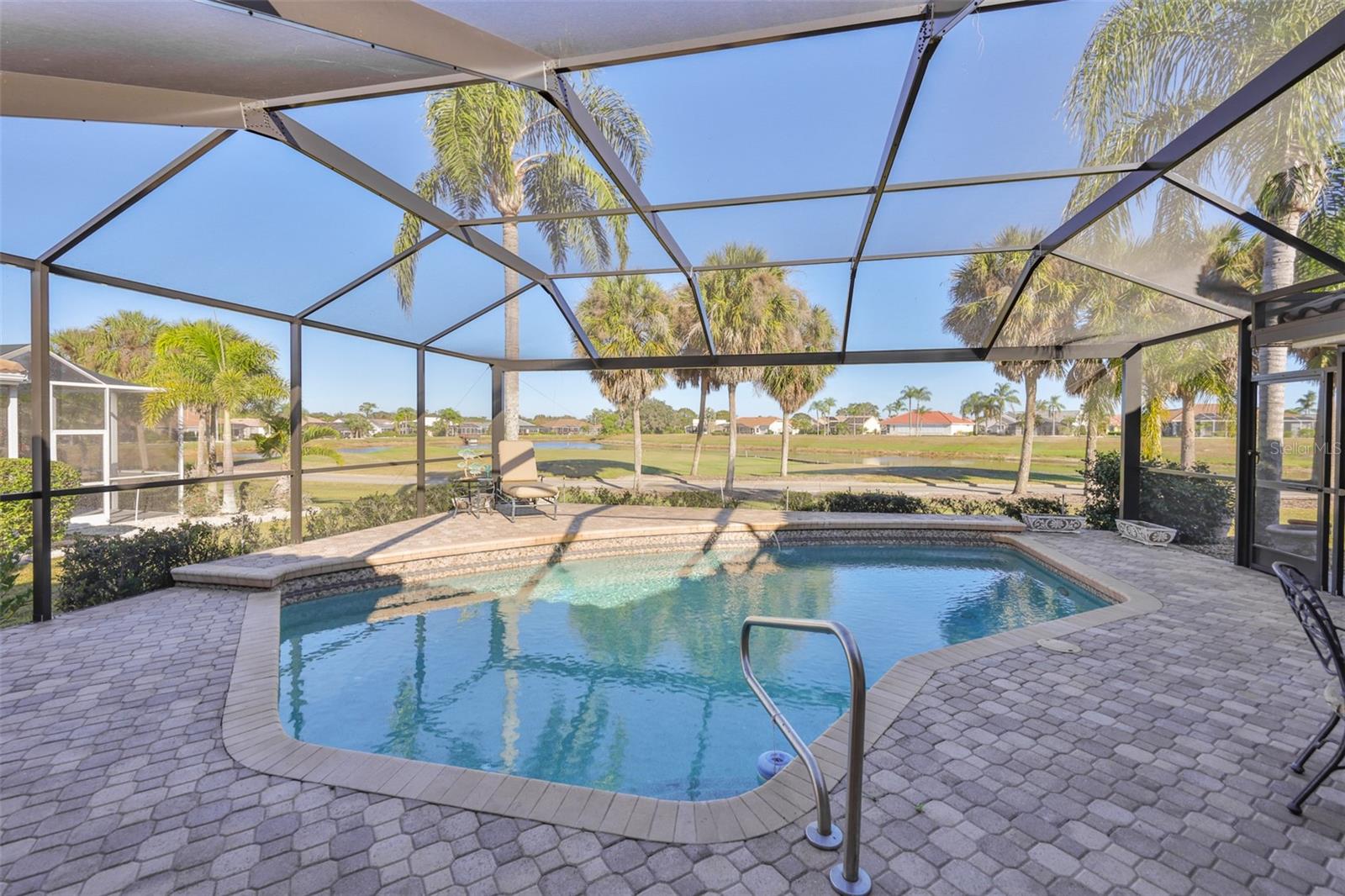 Amazing Outdoor Space, Paved, Covered, NEW FULL VIEW SCREENED POOL CAGE HURRICANE RATED