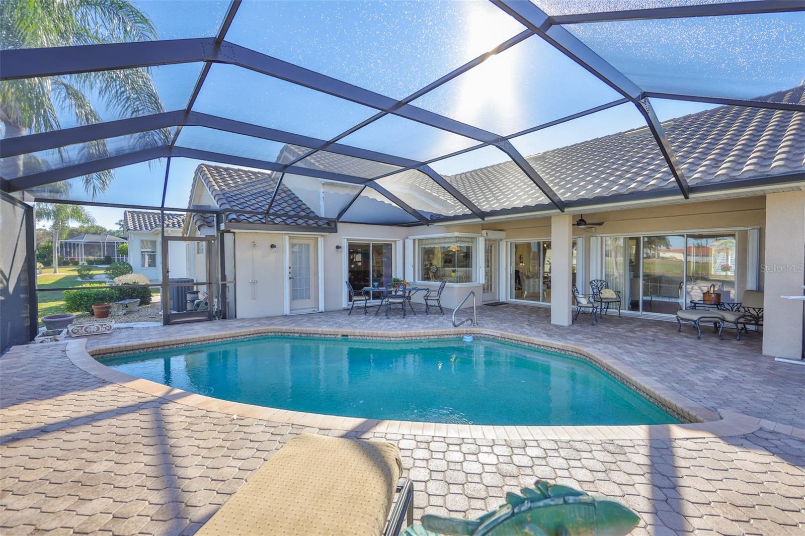 Amazing Outdoor Space, Paved, Covered, NEW FULL VIEW SCREENED POOL CAGE HURRICANE RATED