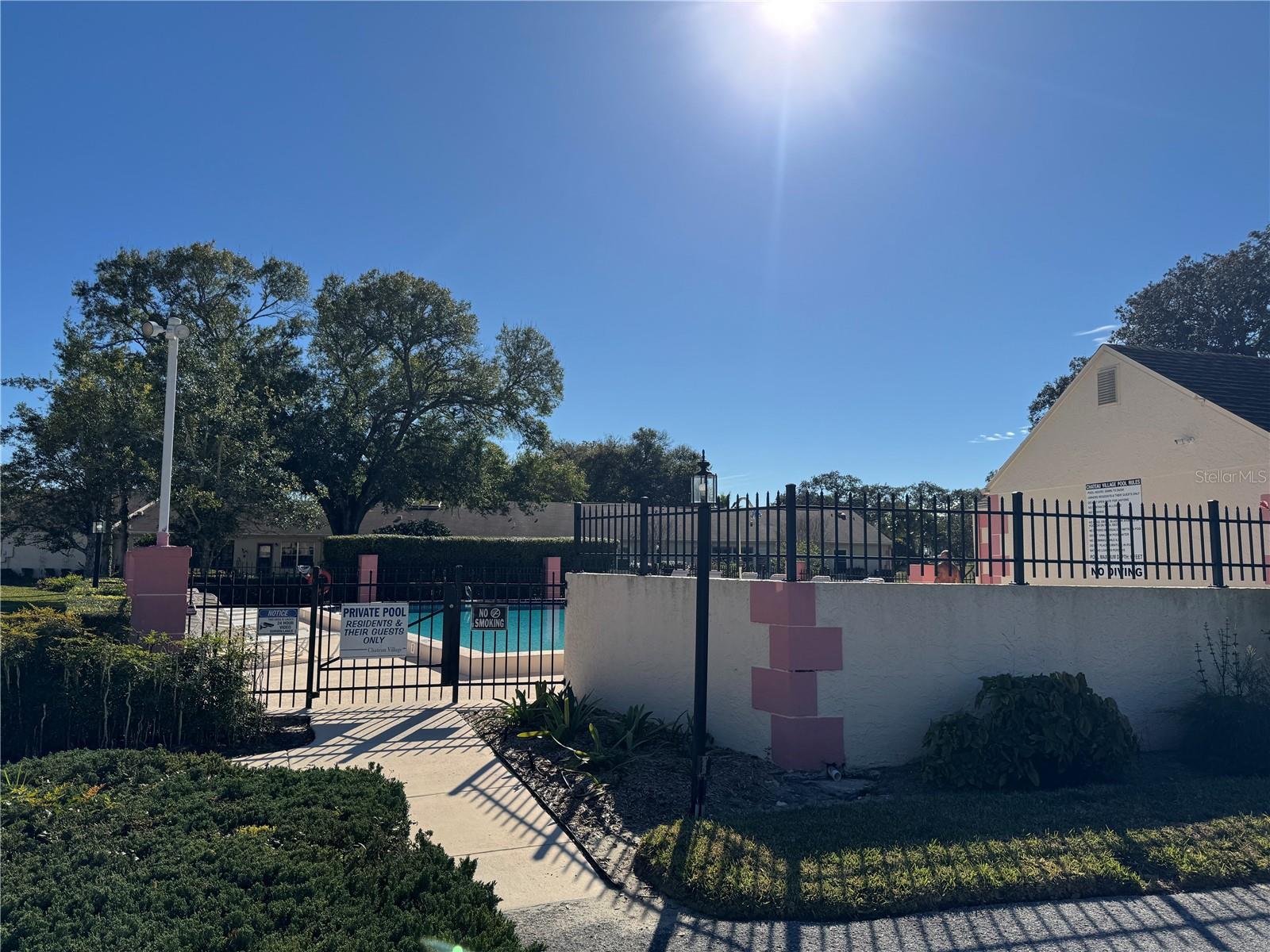 Community pool just a short walk from your home.