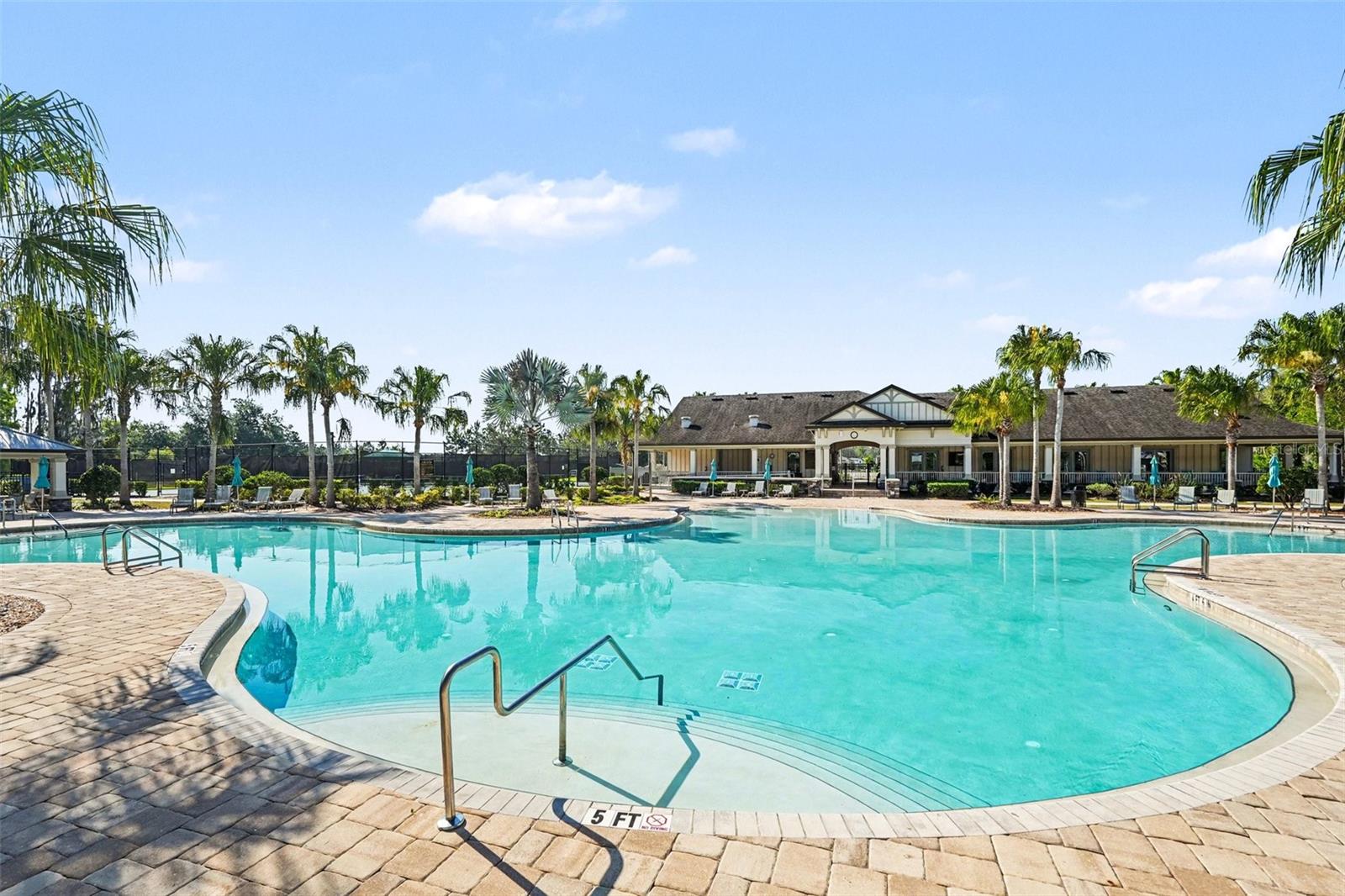 Resort style community pool