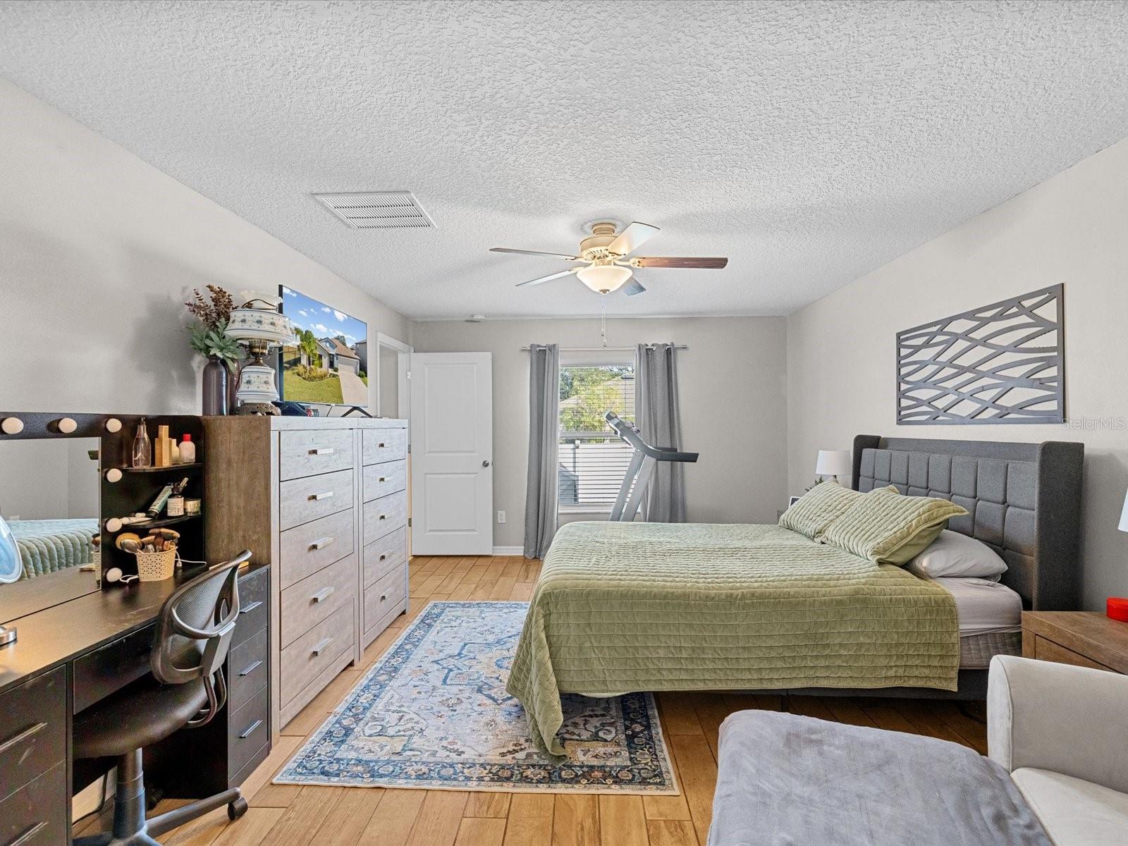 Stunning master bathroom with plenty of storage and space