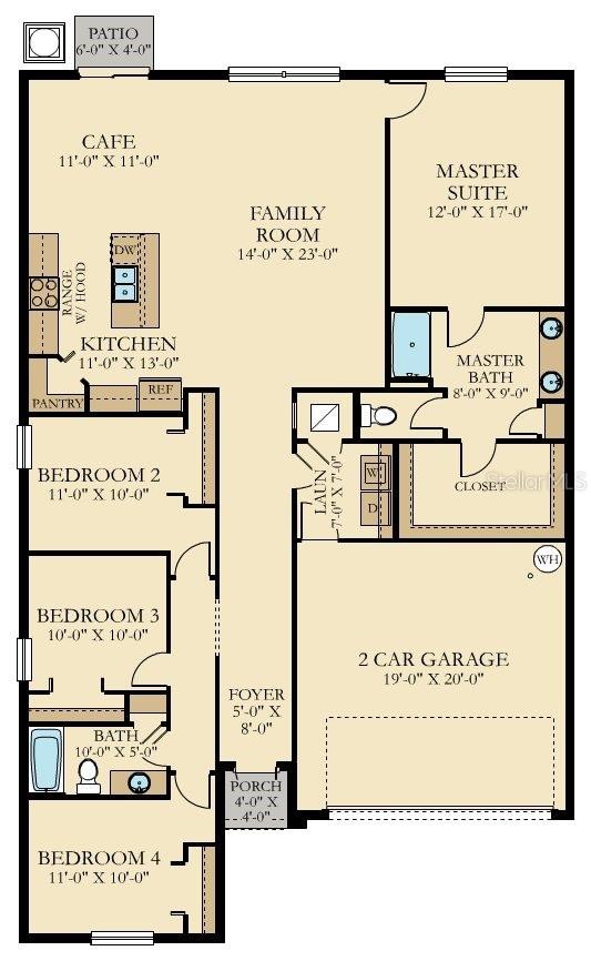 Lennar Hartford Floorplan Layout
