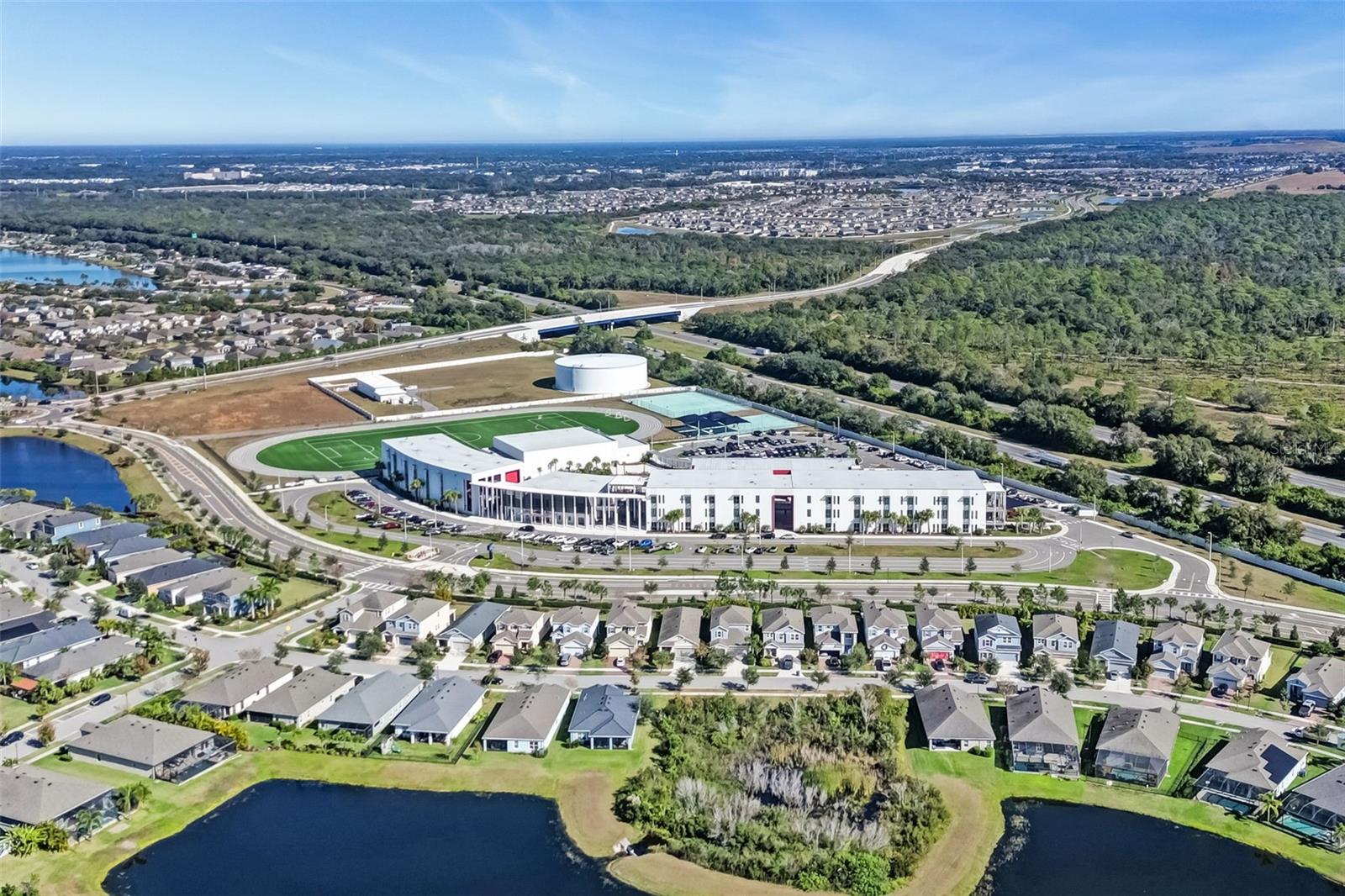 Aerial view of Waterset