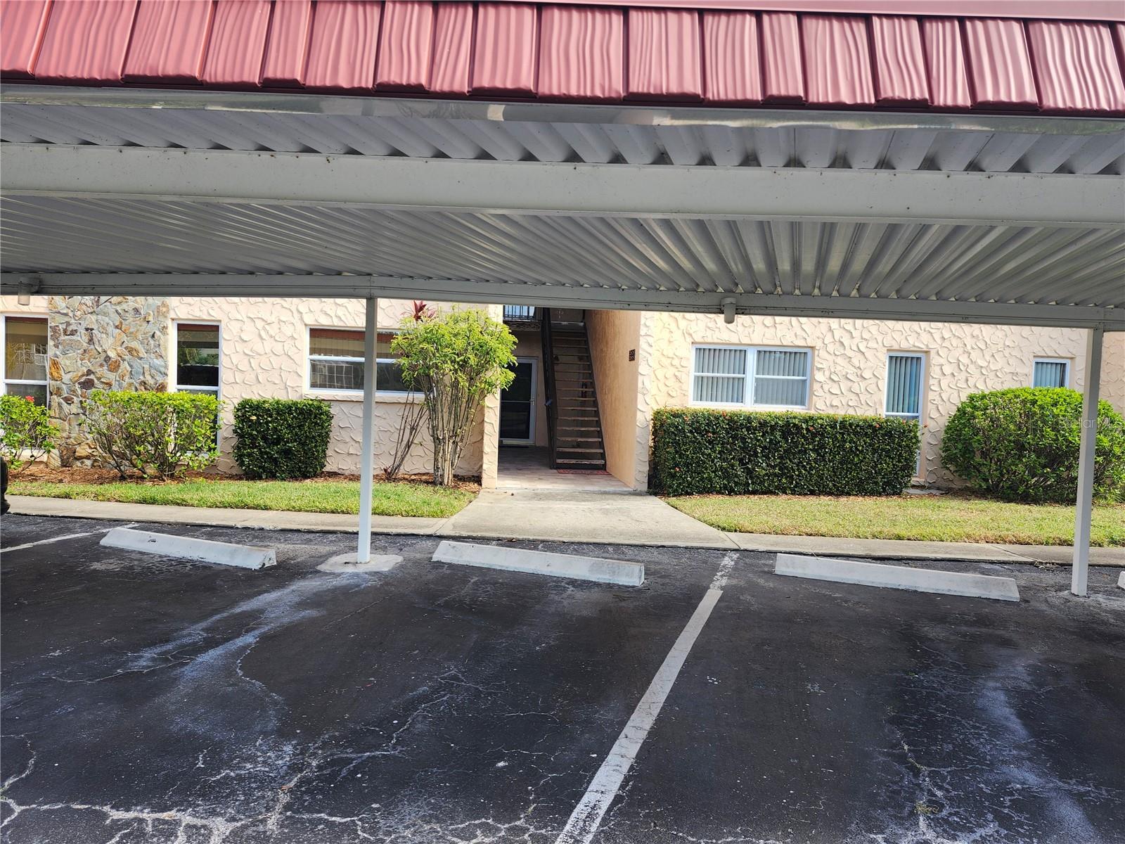 2 Covered Carports at Your Entryway