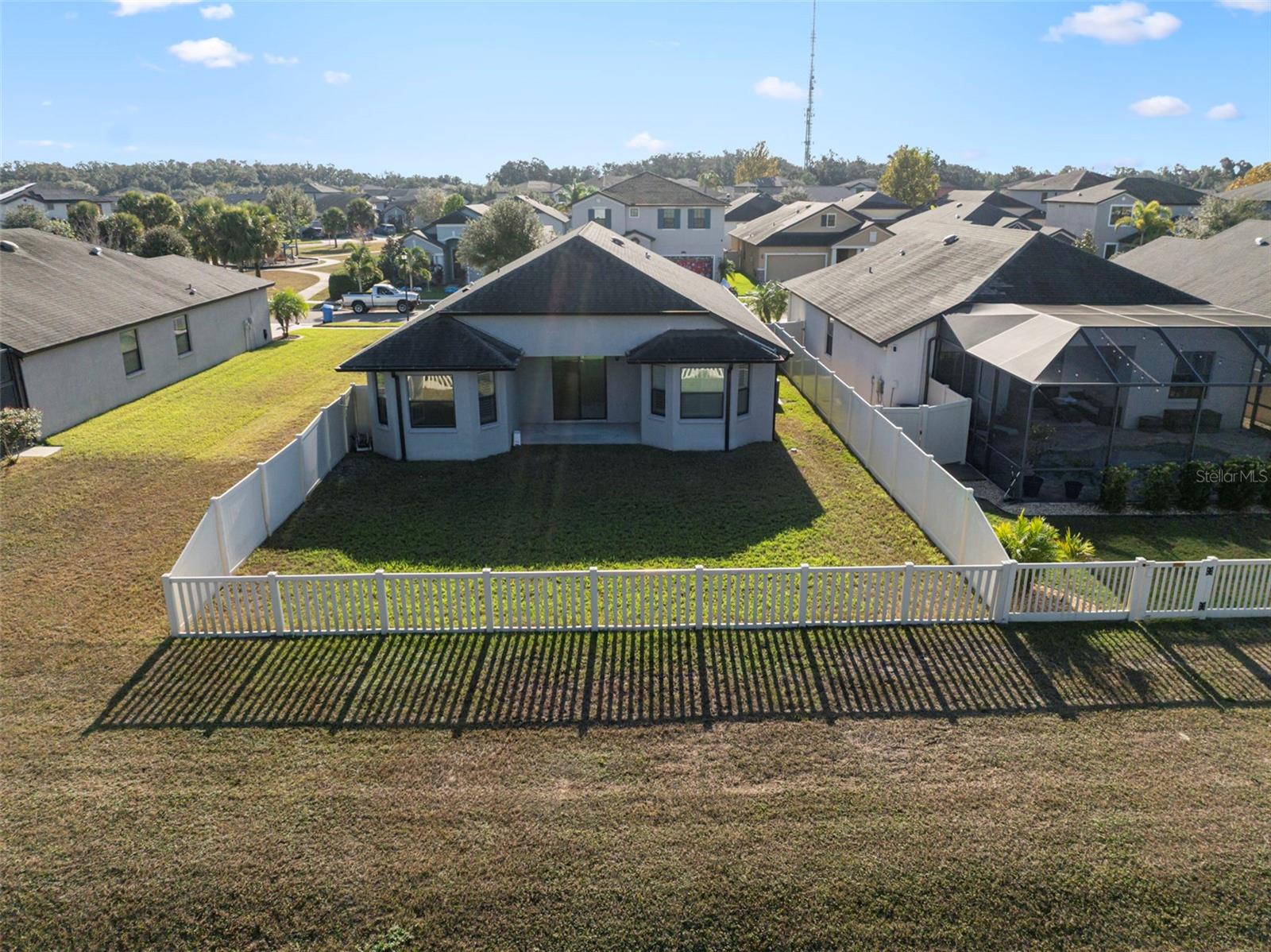 Backyard from the pond view!