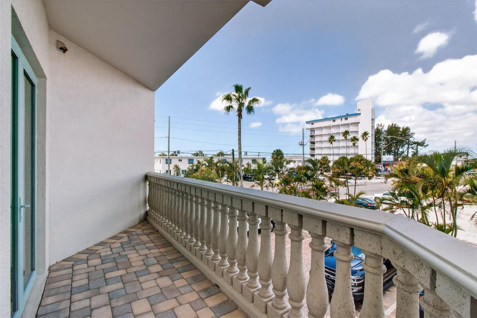 Private Balcony off Primary Suite with Gulf Views