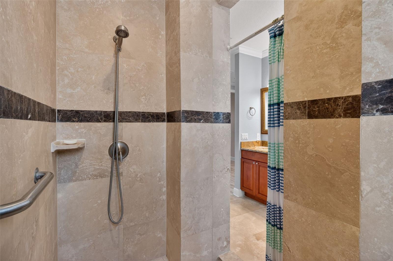 Primary Separate Shower and water closet