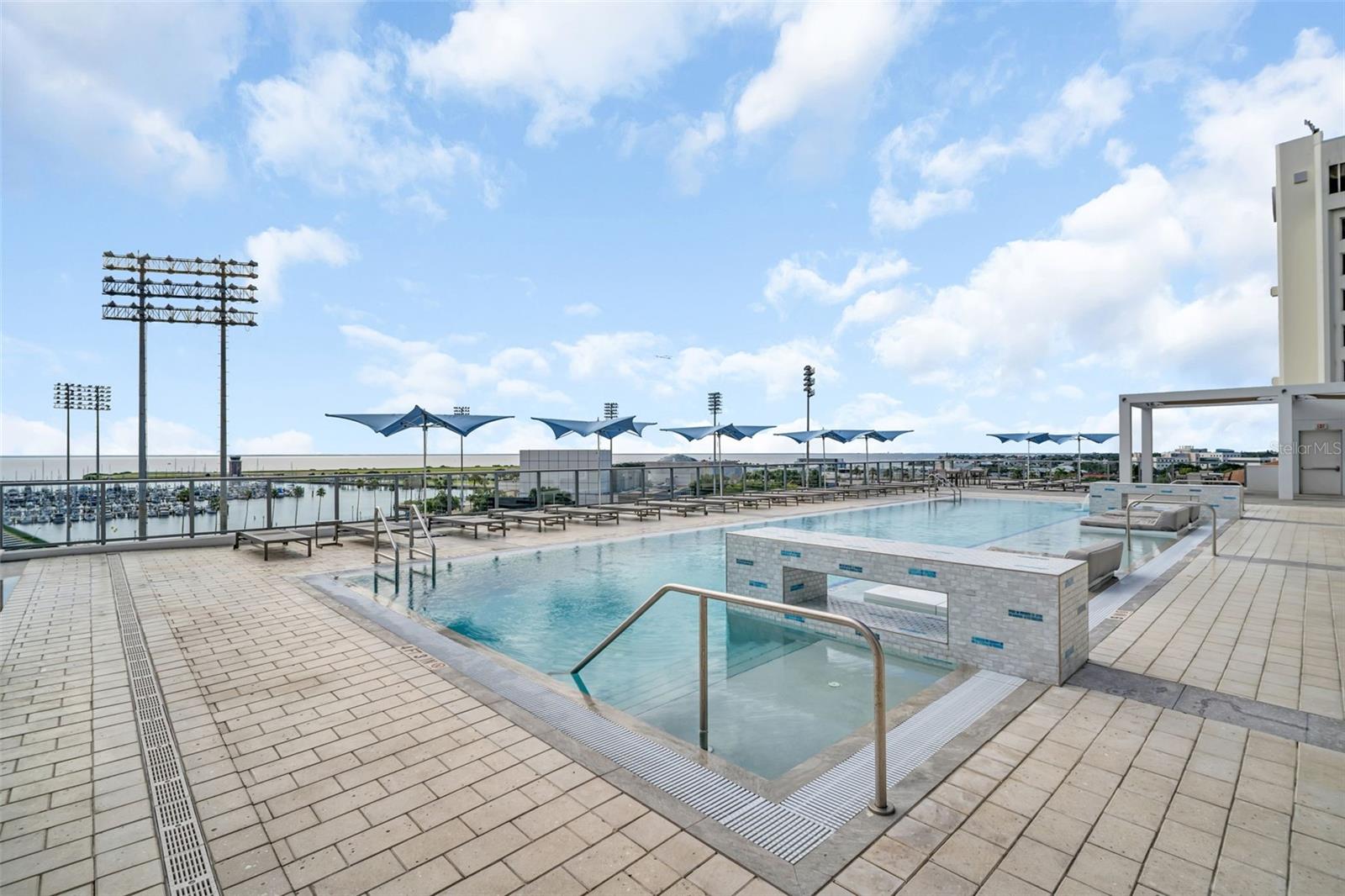 Pool overlooking Tampa Bay