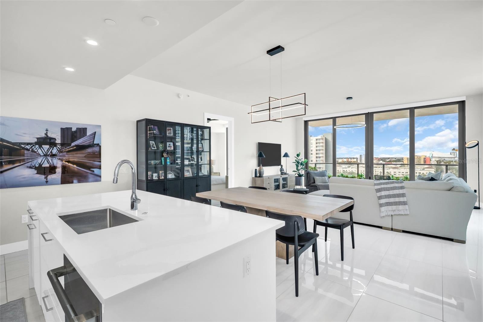 Dining room and Living room designer light fixtures