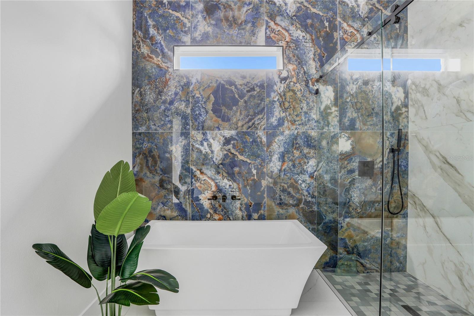 Primary Ensuite Tub & Separate Shower