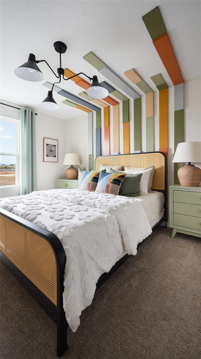 virtually staged/model home