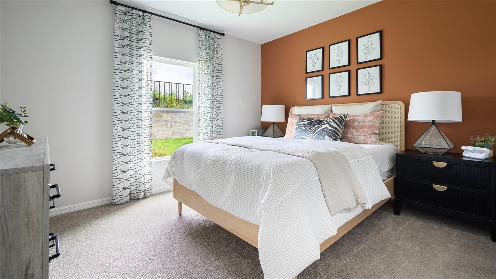 virtually staged/model home