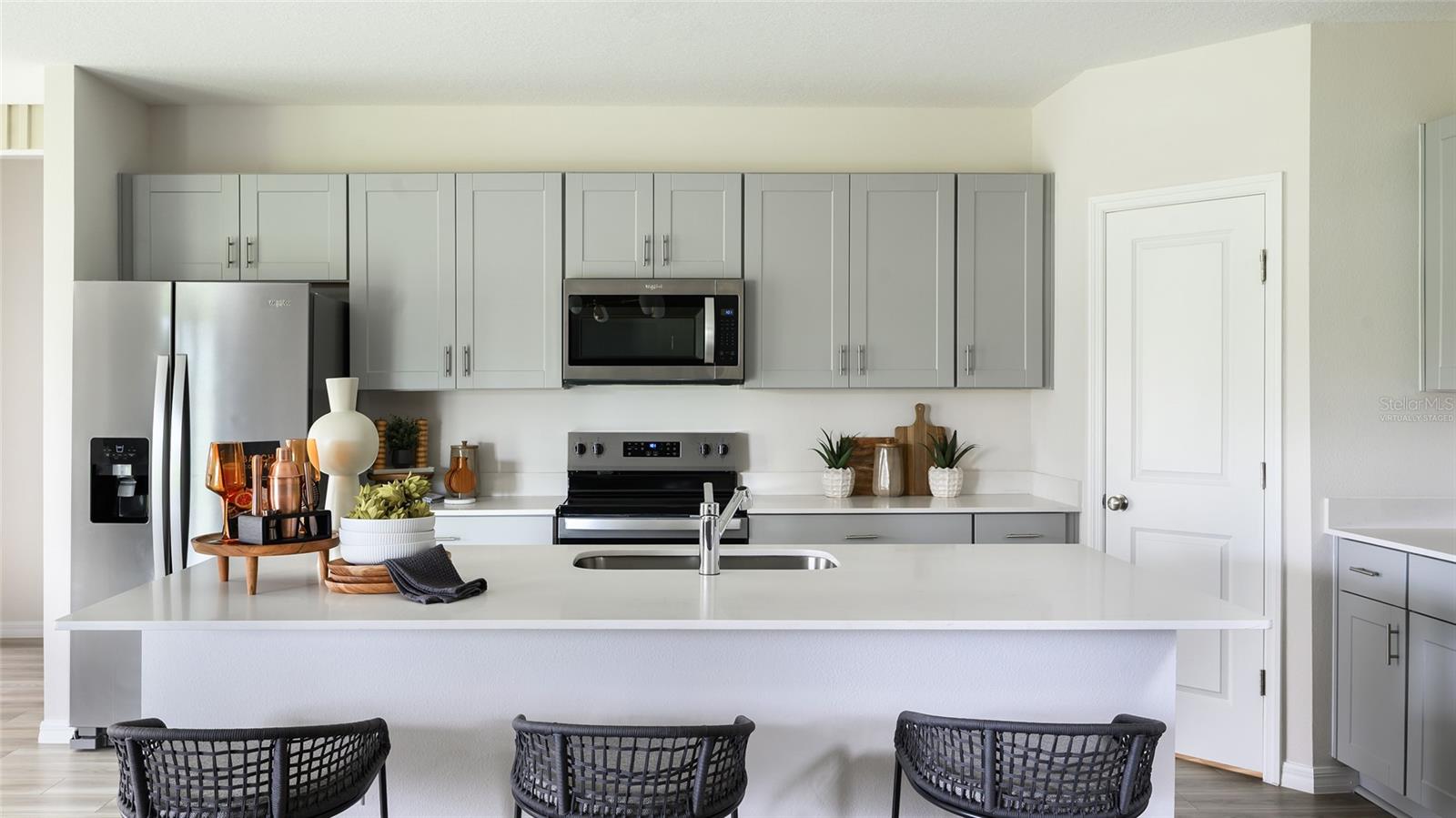 virtually staged/model home