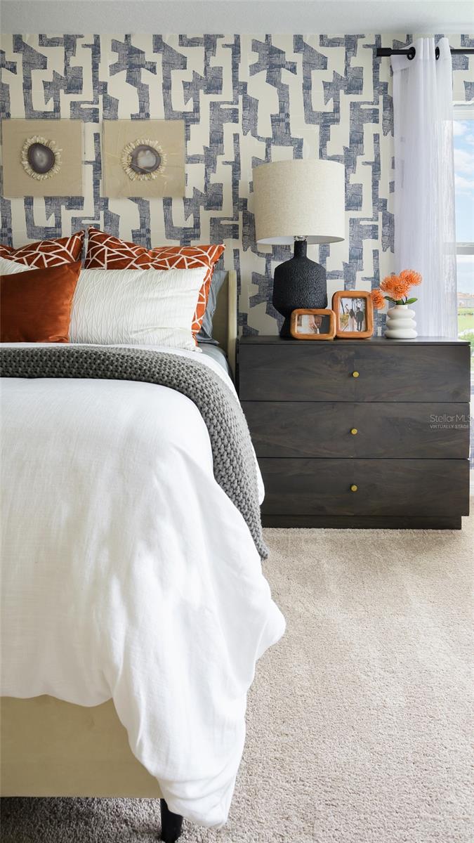 virtually staged/model home