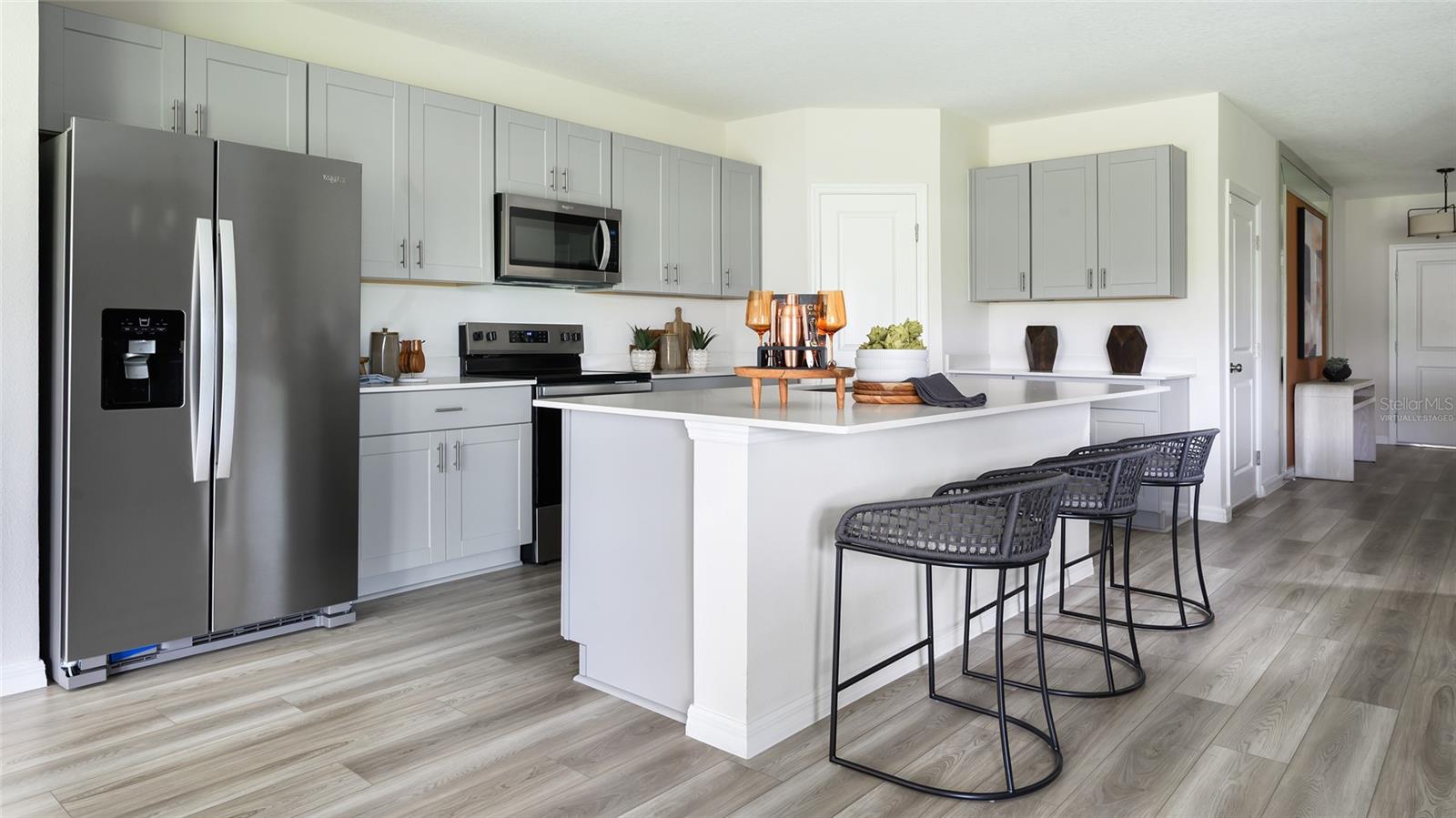 virtually staged/model home