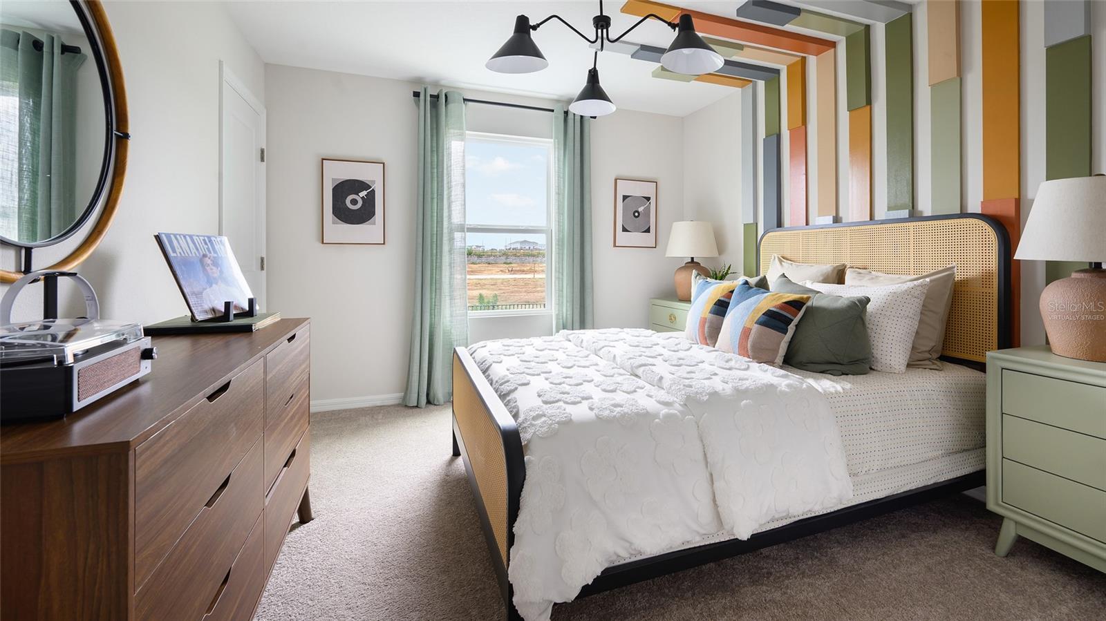 virtually staged/model home