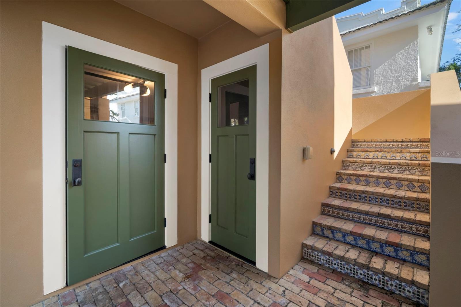 PRIVATE "SPANISH STEPS" TO GUEST HOUSE