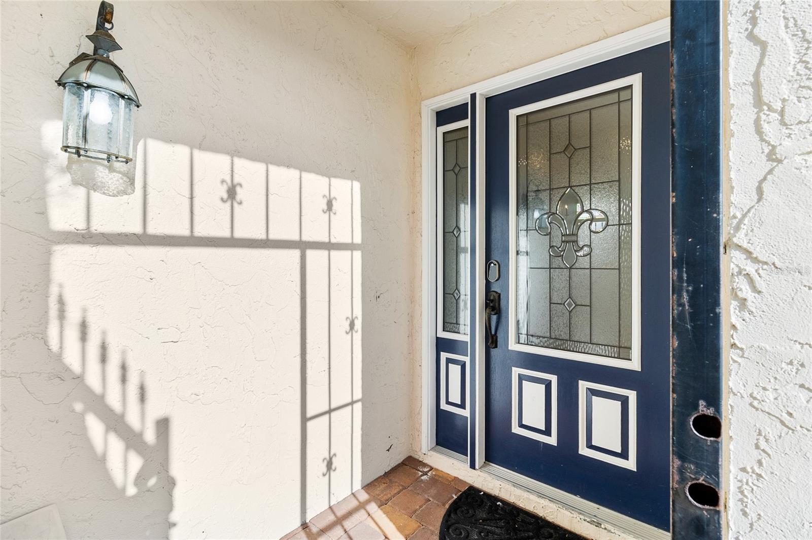 Etched glass front door...Let's take the tour!