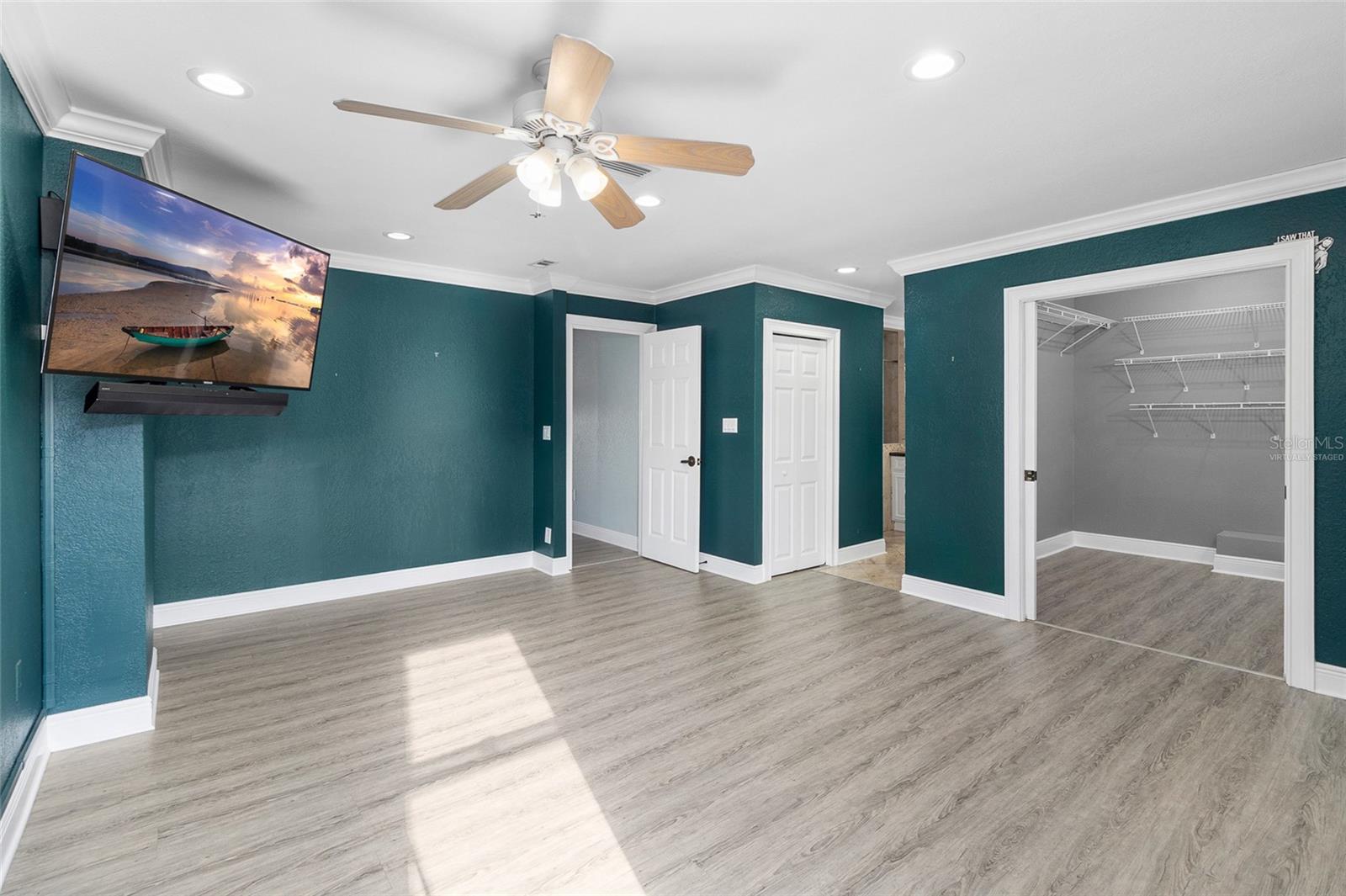 Very large including the closet! Virtually Staged