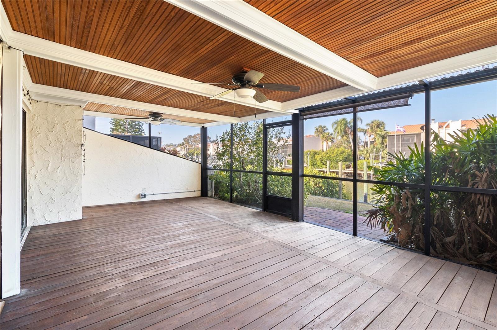 Enormous screened lanai with that million dollar view!