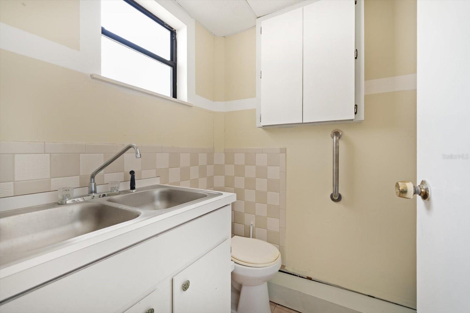 Half Bath in Garage Conversion