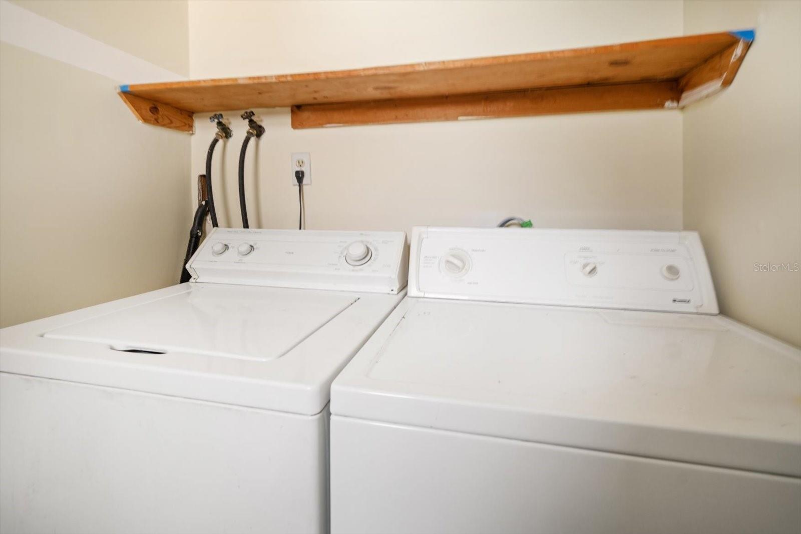 Laundry in Garage Bathroom