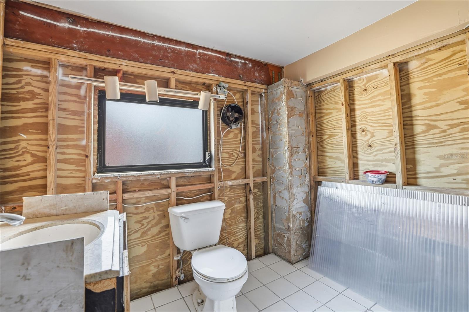 Formerly plumbed by a prior owner.