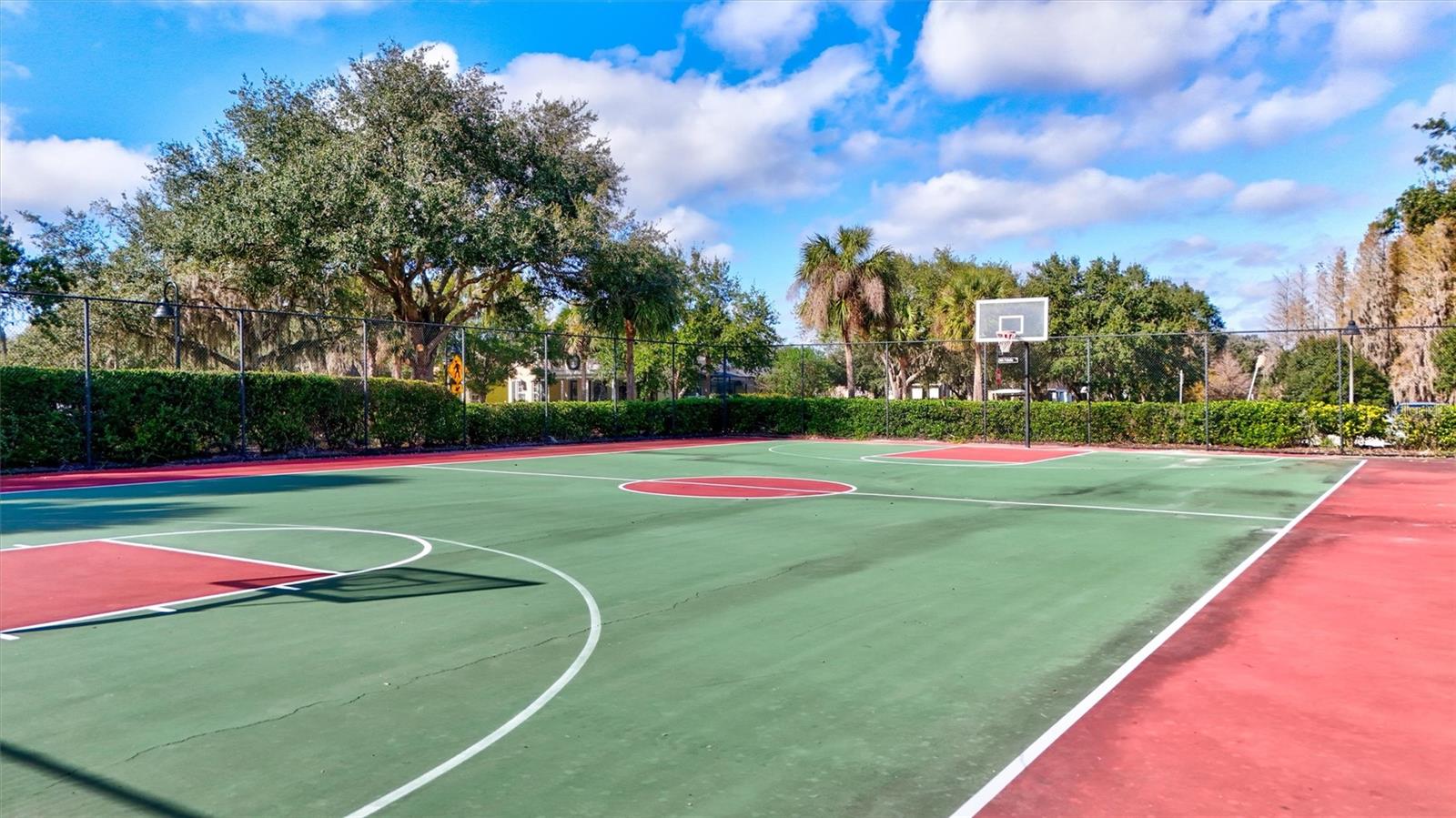 Longleaf Basketball court