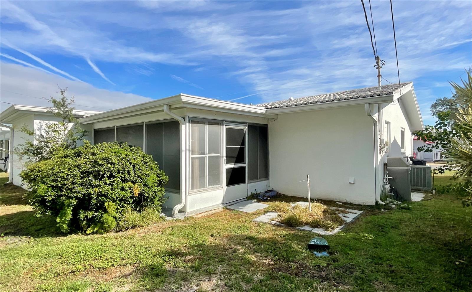 Exterior of house -west side