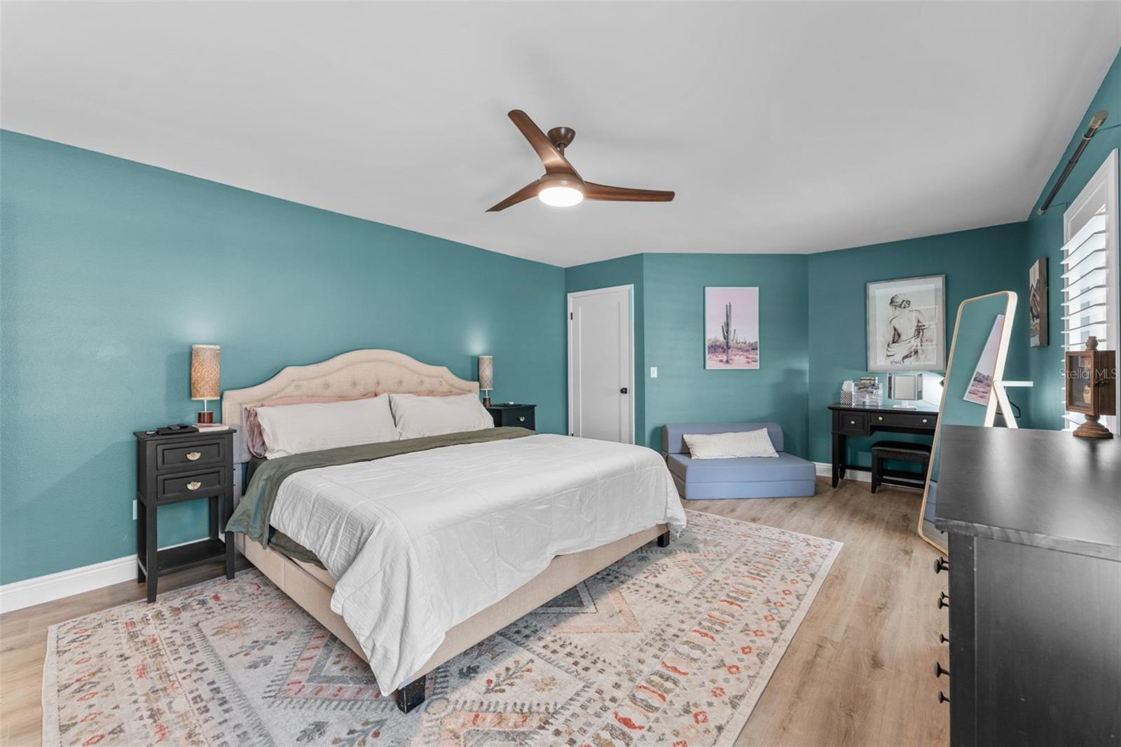 Master Bedroom with High Ceilings!