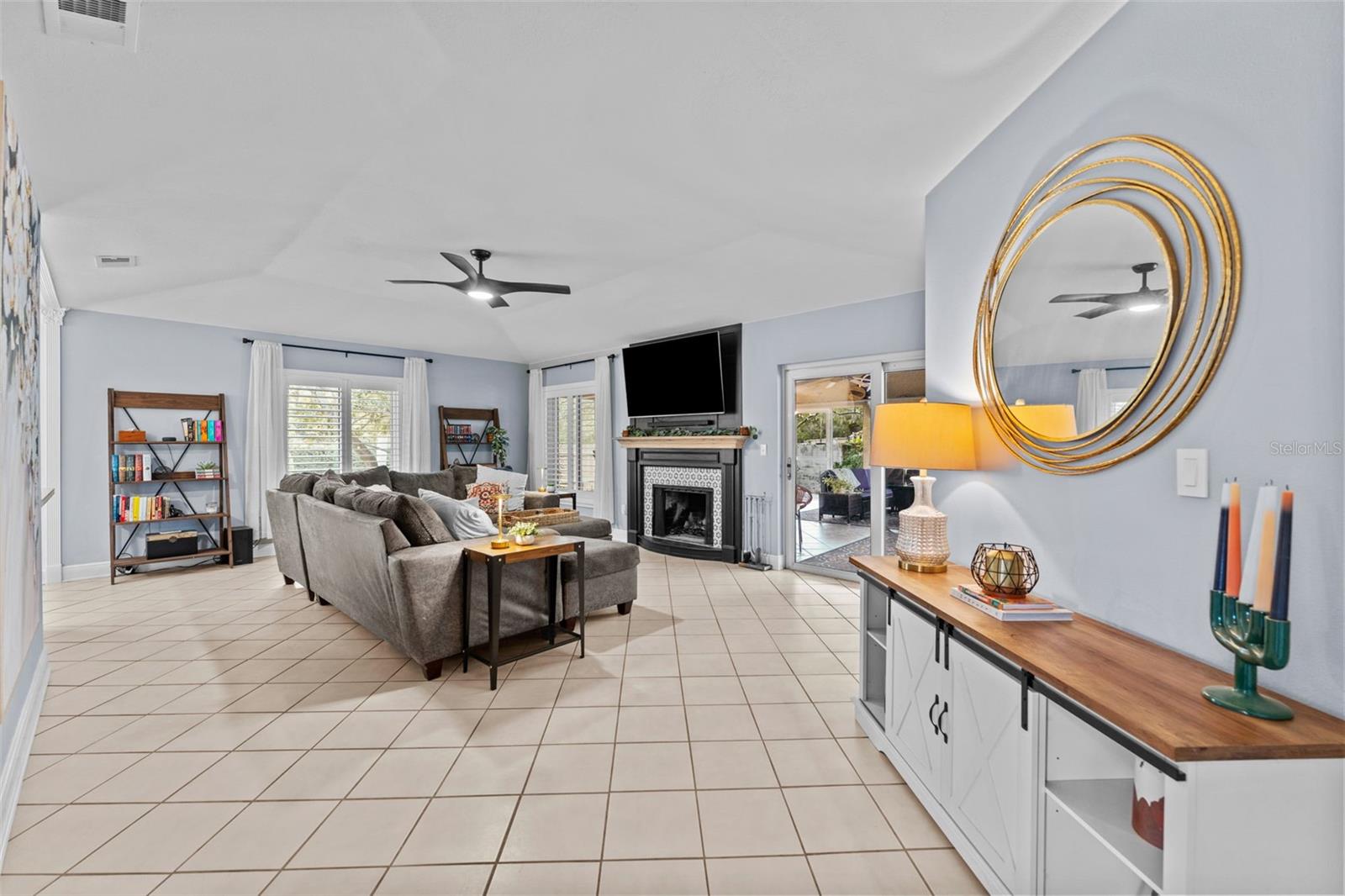 Living Room with Fireplace!