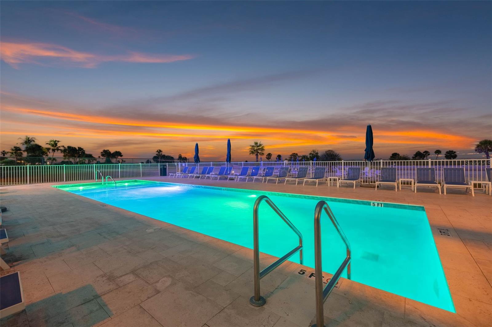 Private community pool