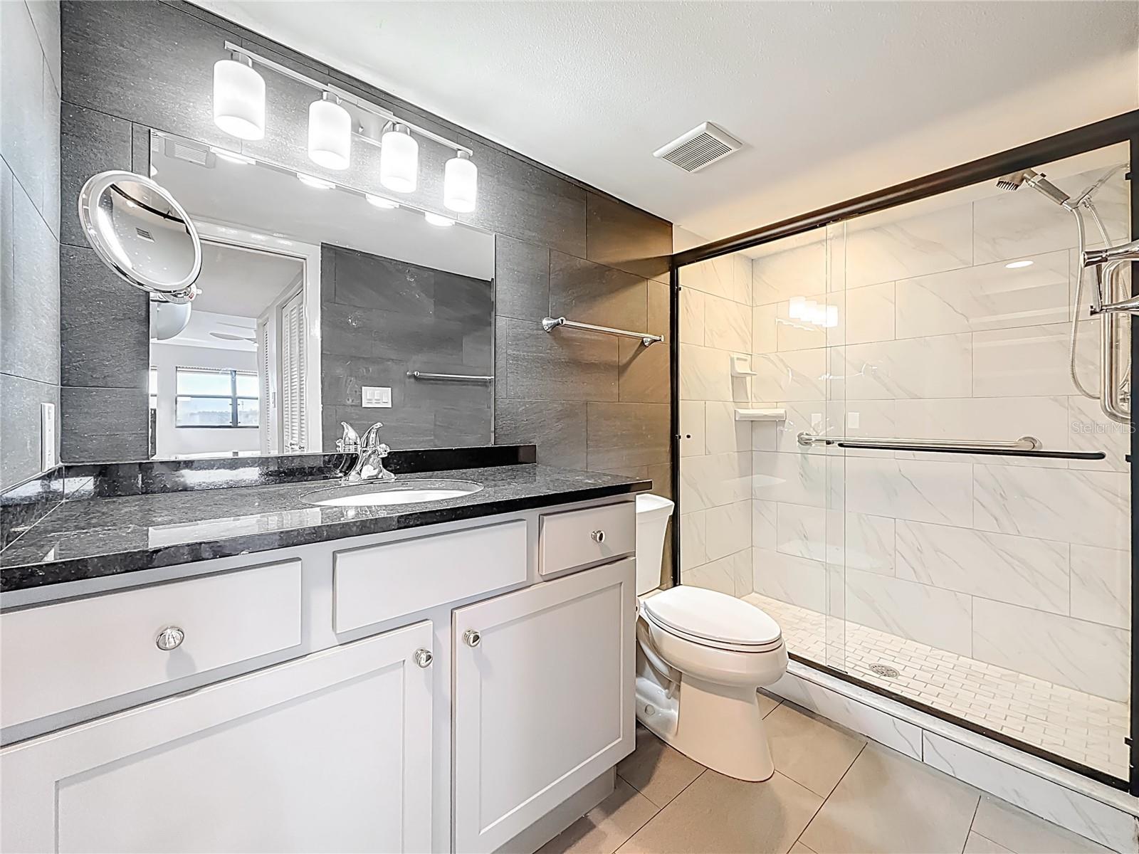 Updated primary bathroom