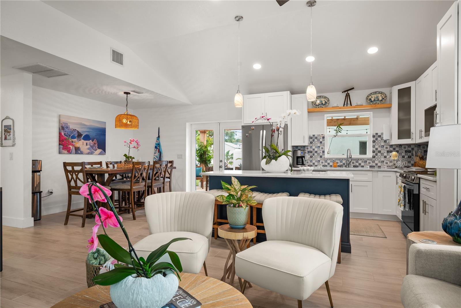 Open living/dining/Kitchen.