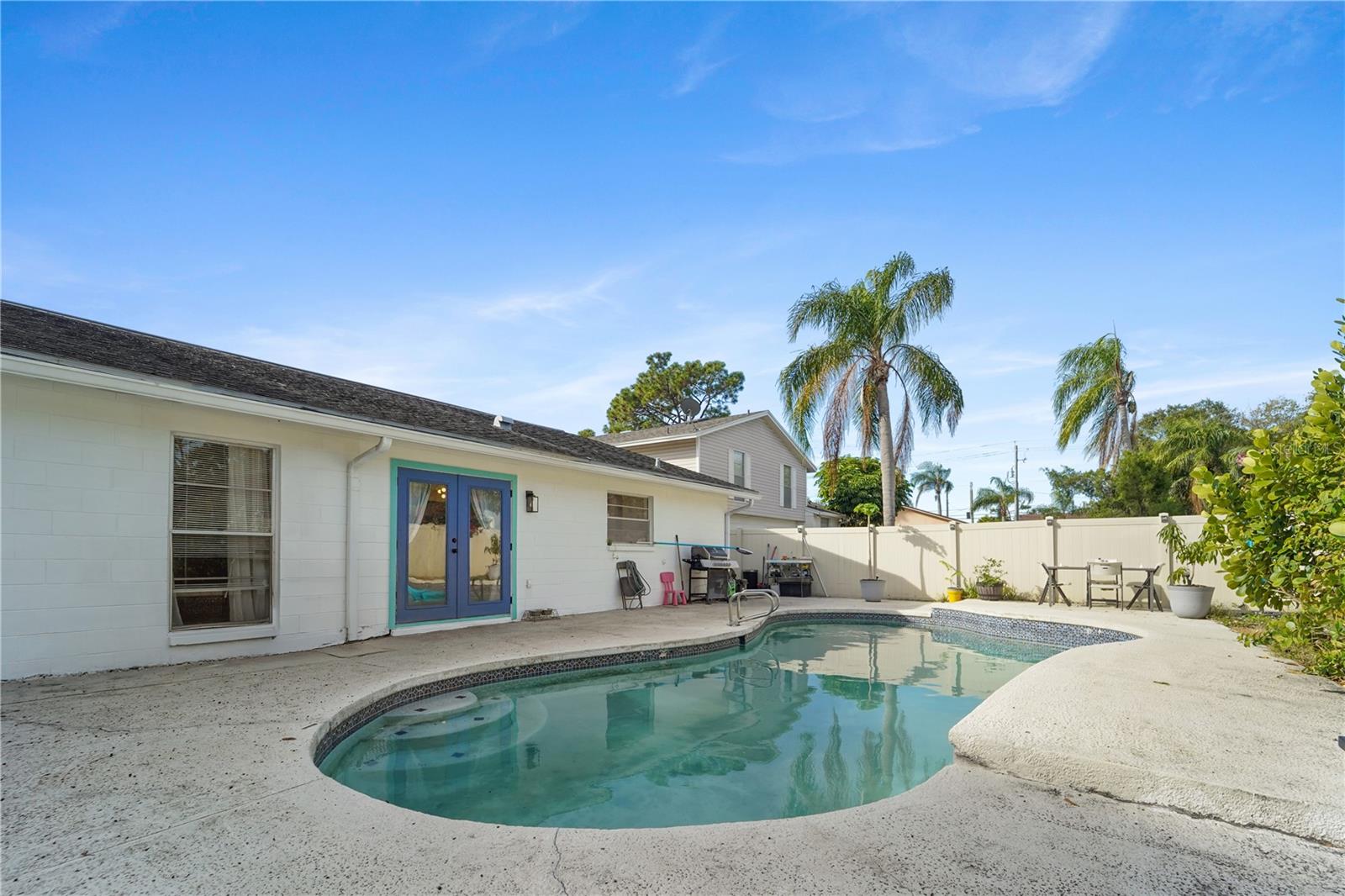 Pool & Backyard view