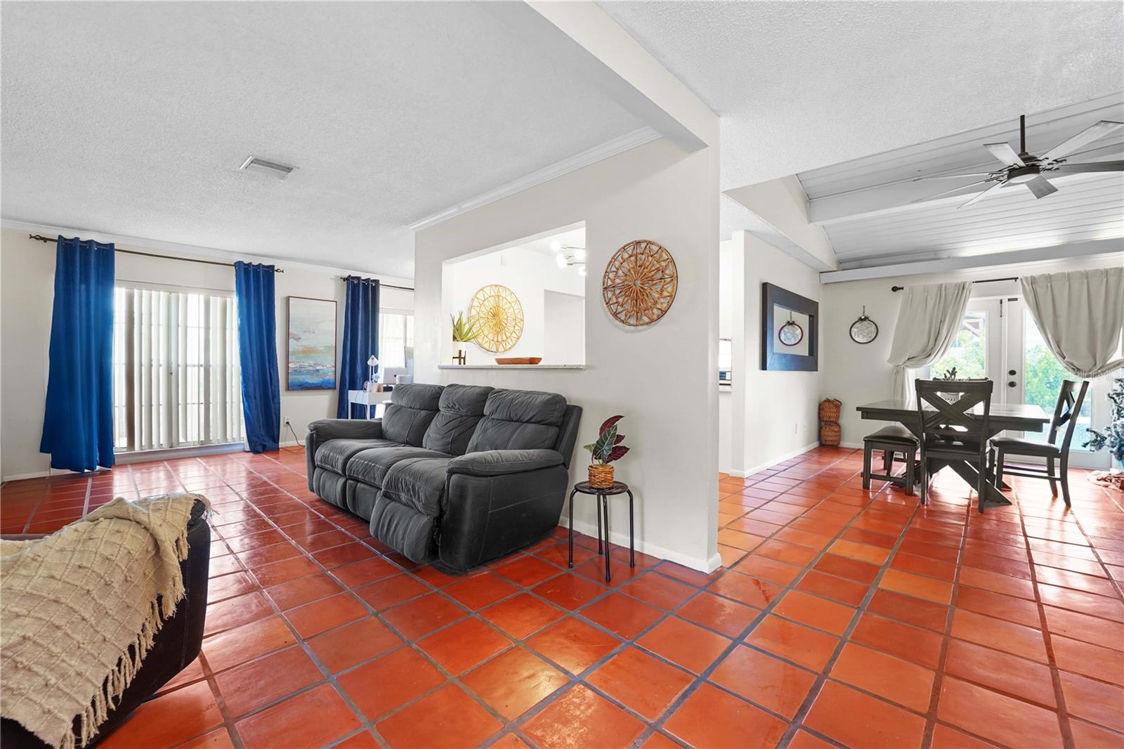 Living Room & Family room (family currently used as dining room