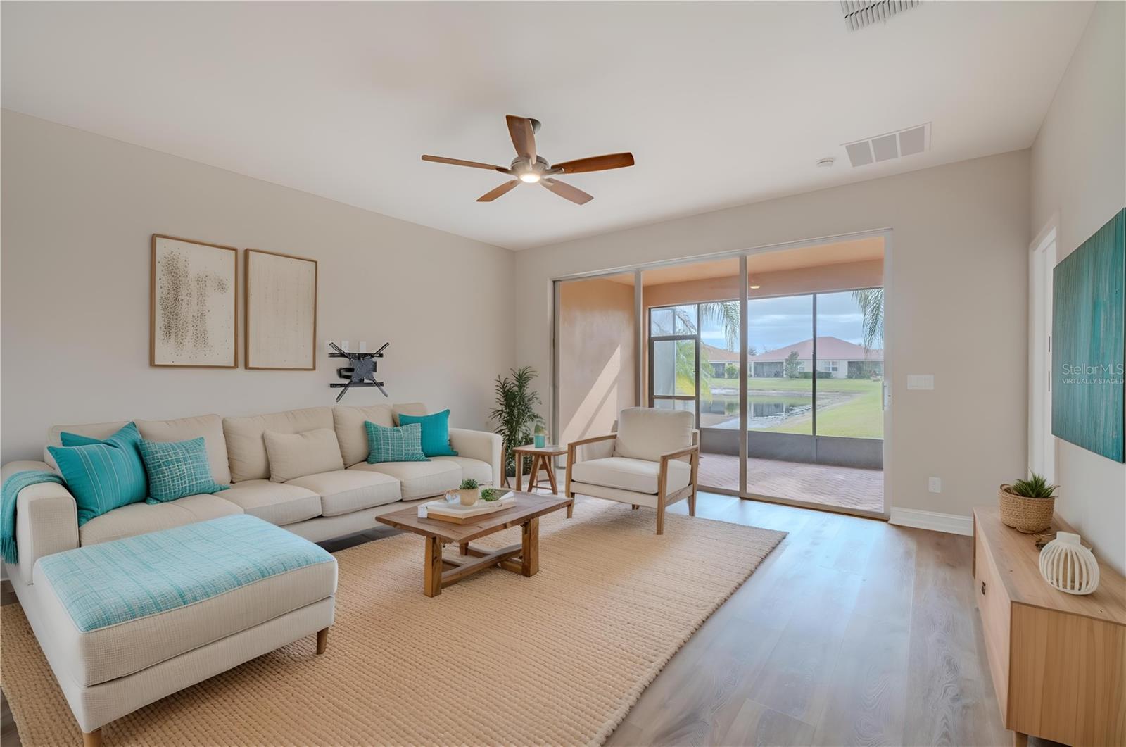 Virtually Staged Great Room