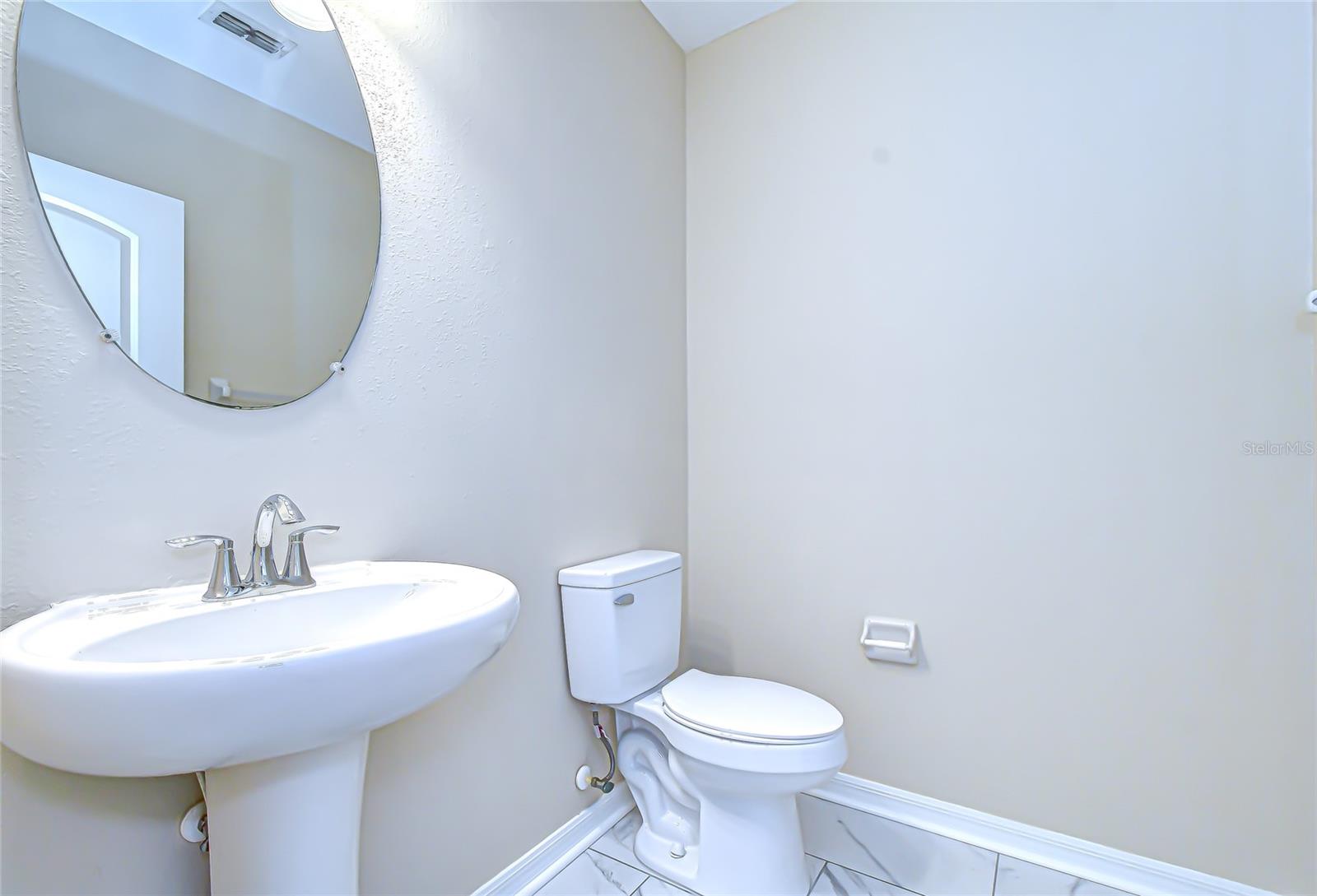 Half bath downstairs!