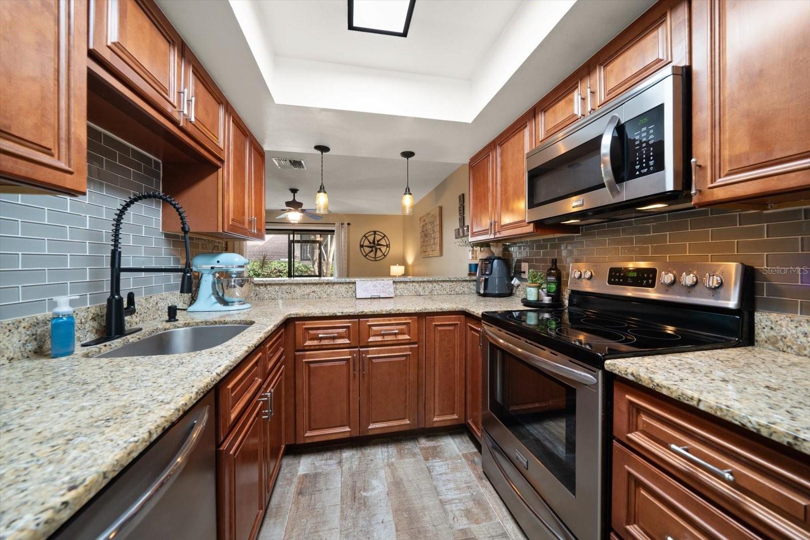 Master the art of cooking in this beautifully updated kitchen.