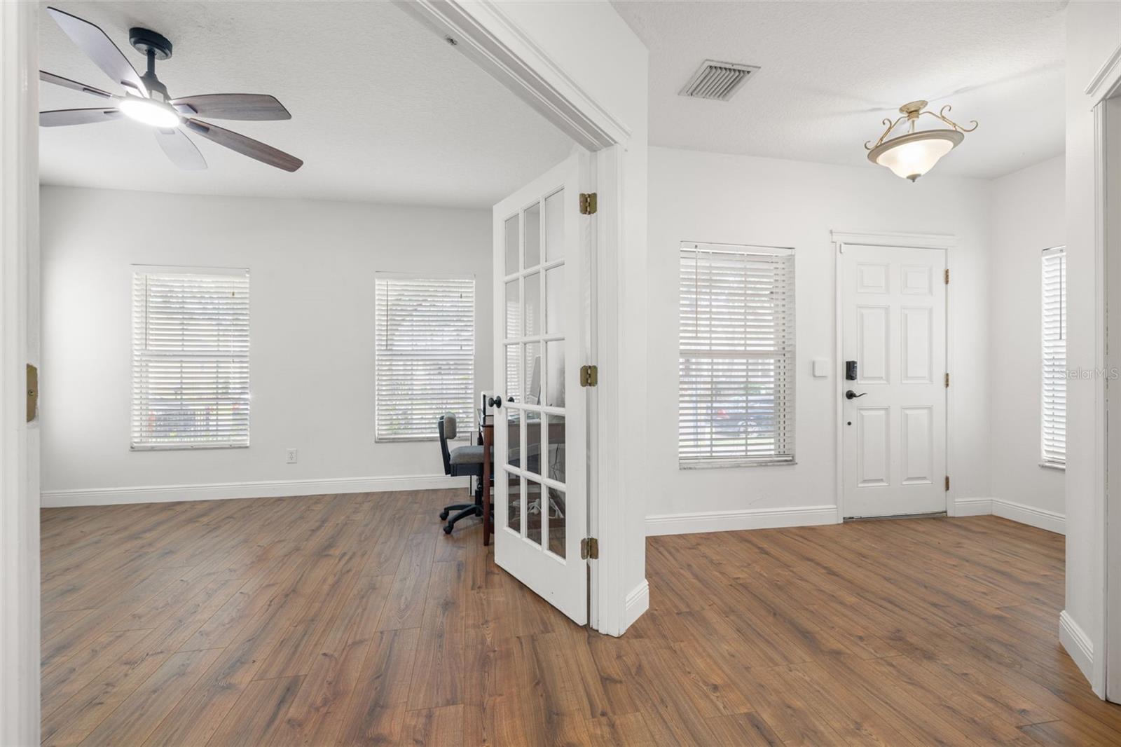 Entrance foyer and office