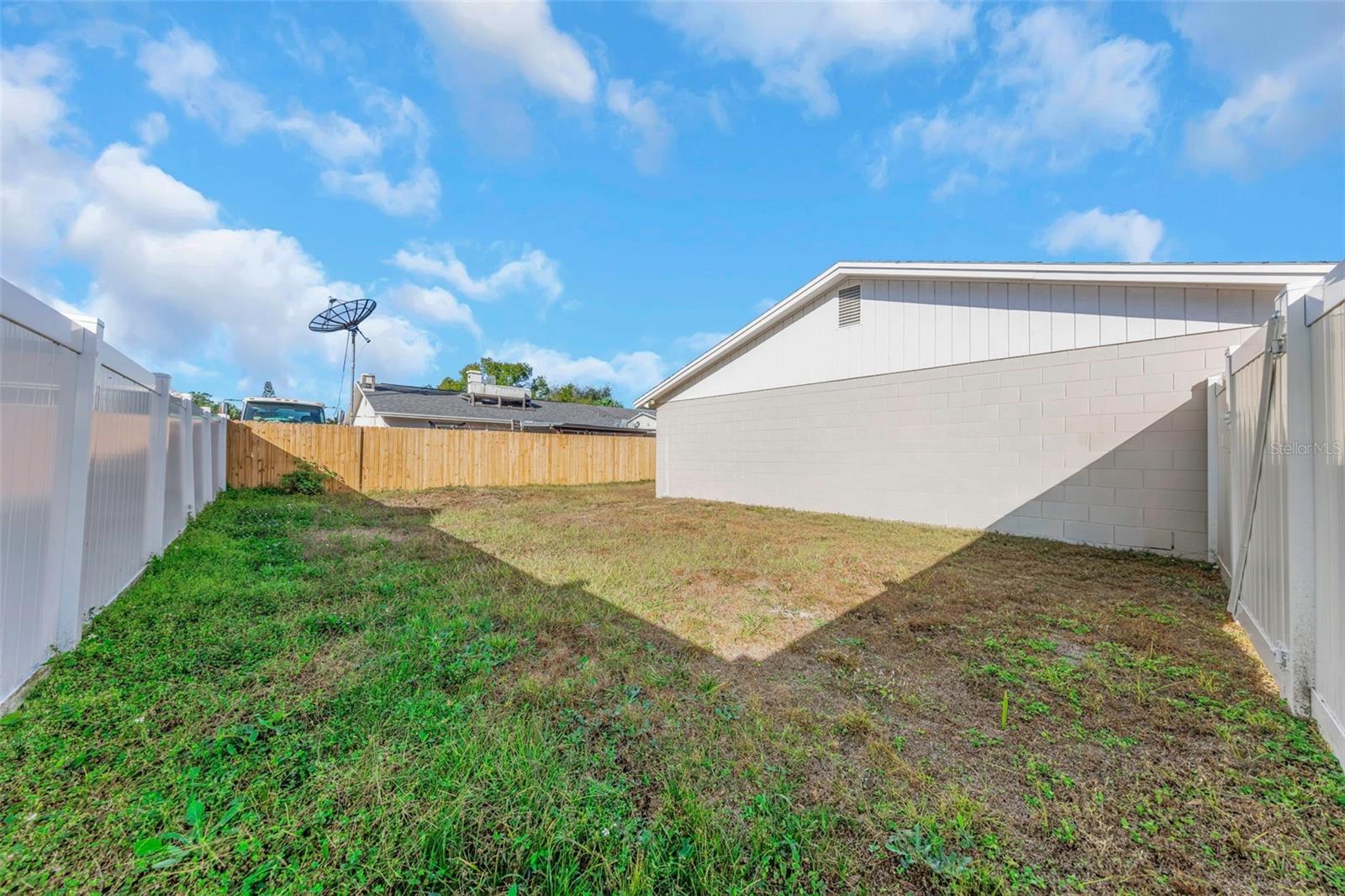 Rear Yard - Reverse View