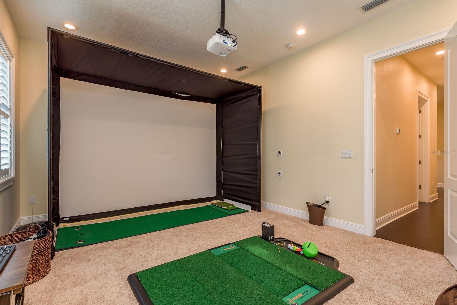Bedroom #5 Golf Simulator