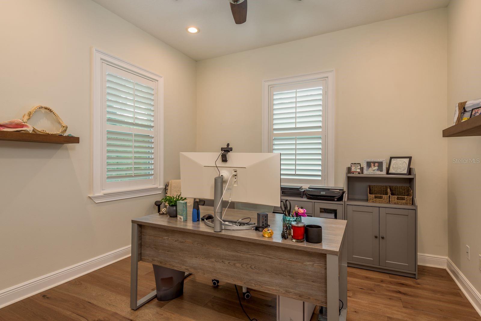 Bedroom #4 - currently home office space