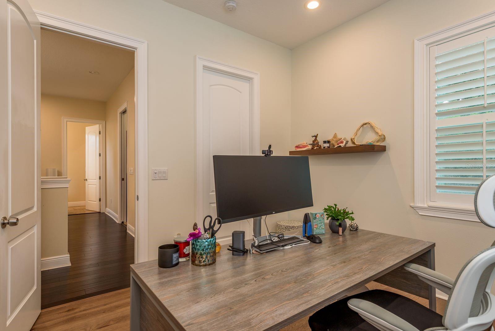 Bedroom #4 - currently home office space