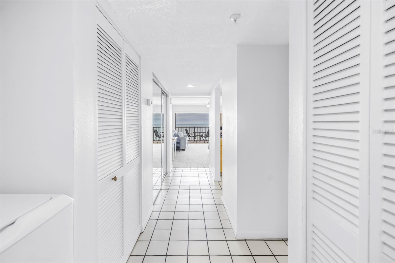 Entry Hall with Ample Closet Space