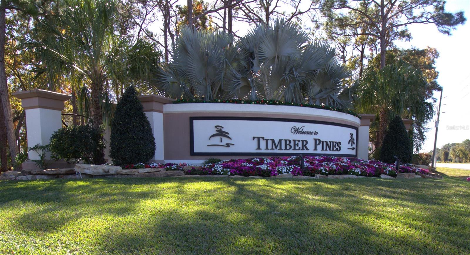 Timber Pines Entrance